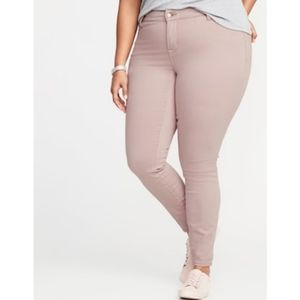 Old Navy Rockstar super skinny jeans, size 24, pink